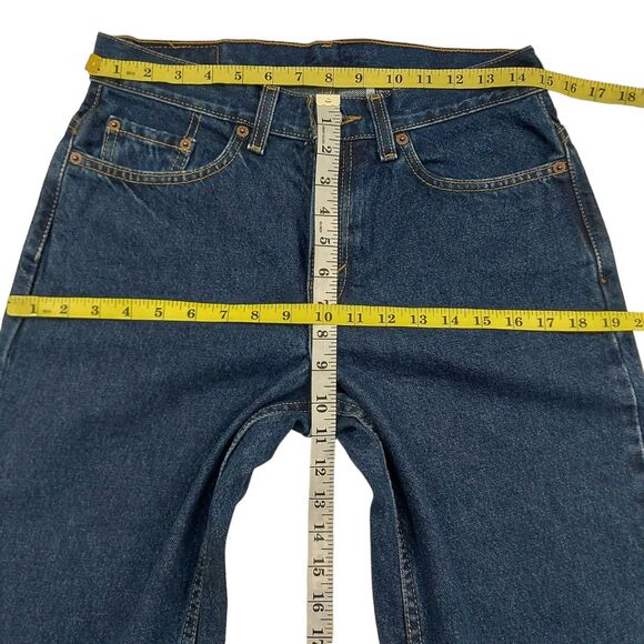 Levi's 505 Jeans Womens 8/M Blue Lower Rise Straight Leg Medium Wash American - Picture 9 of 11